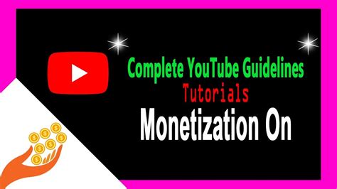 youtube channel monetization guidelines